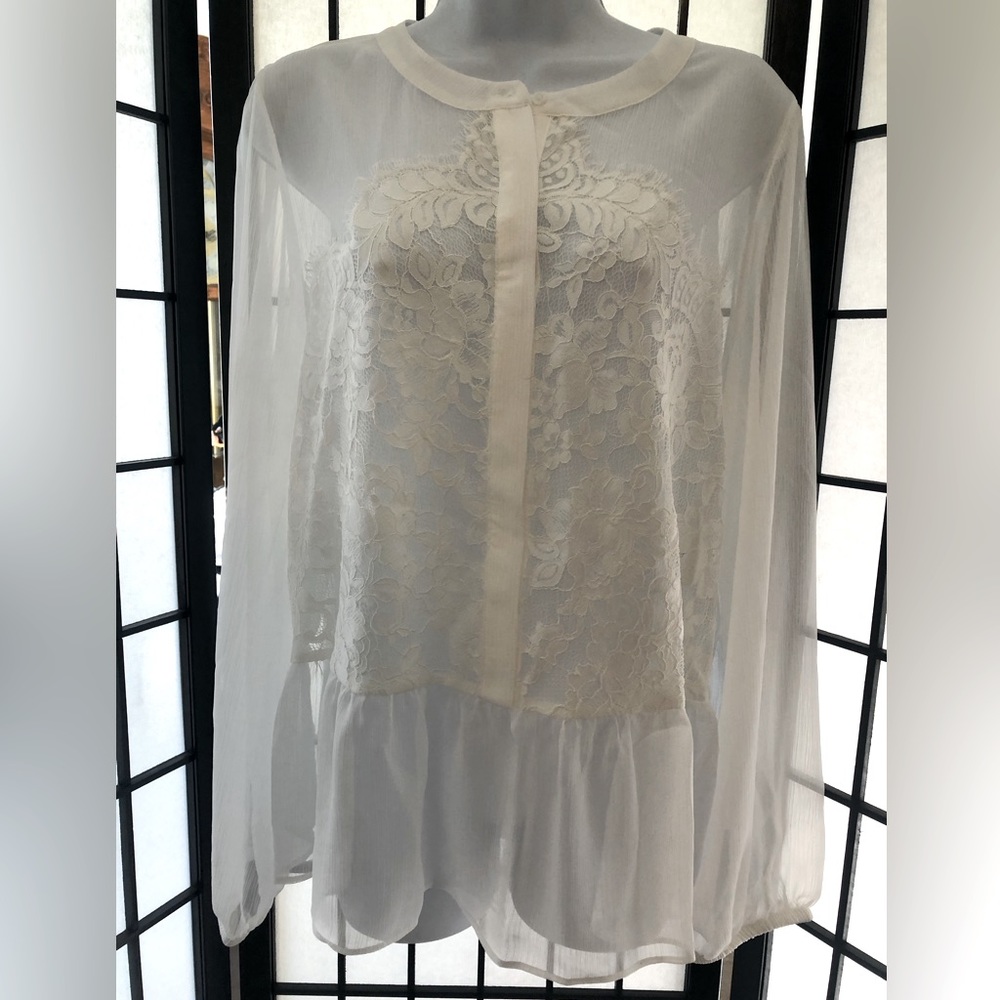 SIMPLY VERA - VeraWang 2 pc blouse set. Sz L nwot
